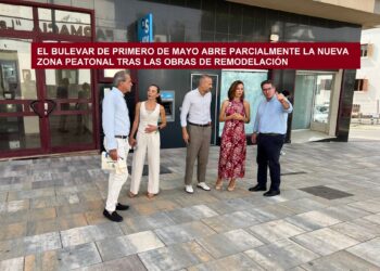 El Bulevar Primero de Mayo abre parcialmente su nueva zona peatonal
