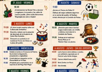 El Ayuntamiento de Antigua anuncia el programa de las fiestas de agosto en Triquivijate