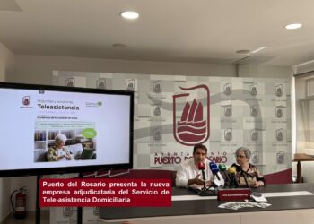 Puerto del Rosario presenta la nueva empresa adjudicataria del Servicio de Tele-asistencia Domiciliaria