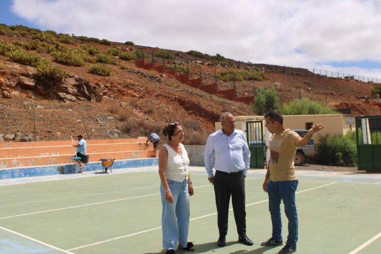 Comienzan las obras de reforma de la cancha deportiva de Agua de Bueyes