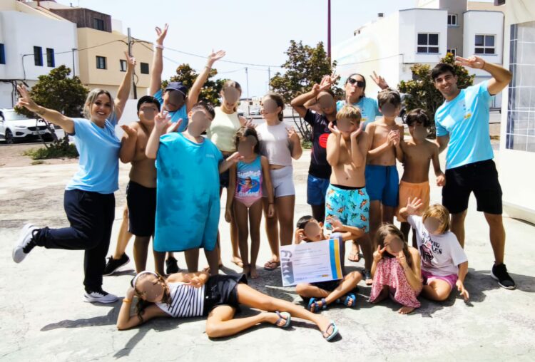Clausura del campamento de verano de Puerto Lajas y Playa Blanca 