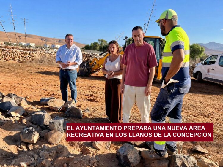 El ayuntamiento prepara una nueva área recreativa en los Llanos de la Concepción