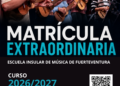 La Escuela Insular de Música abre una matrícula extraordinaria para el curso 2026/2027