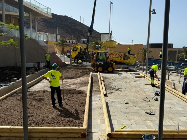 El Ayuntamiento de Pájara habilita dos nuevos campos de bola canaria en Morro Jable 