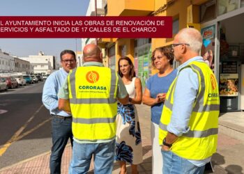 El Ayuntamiento de Puerto del Rosario inicia las obras de renovación de servicios y asfaltado de 17 calles del barrio del Charco