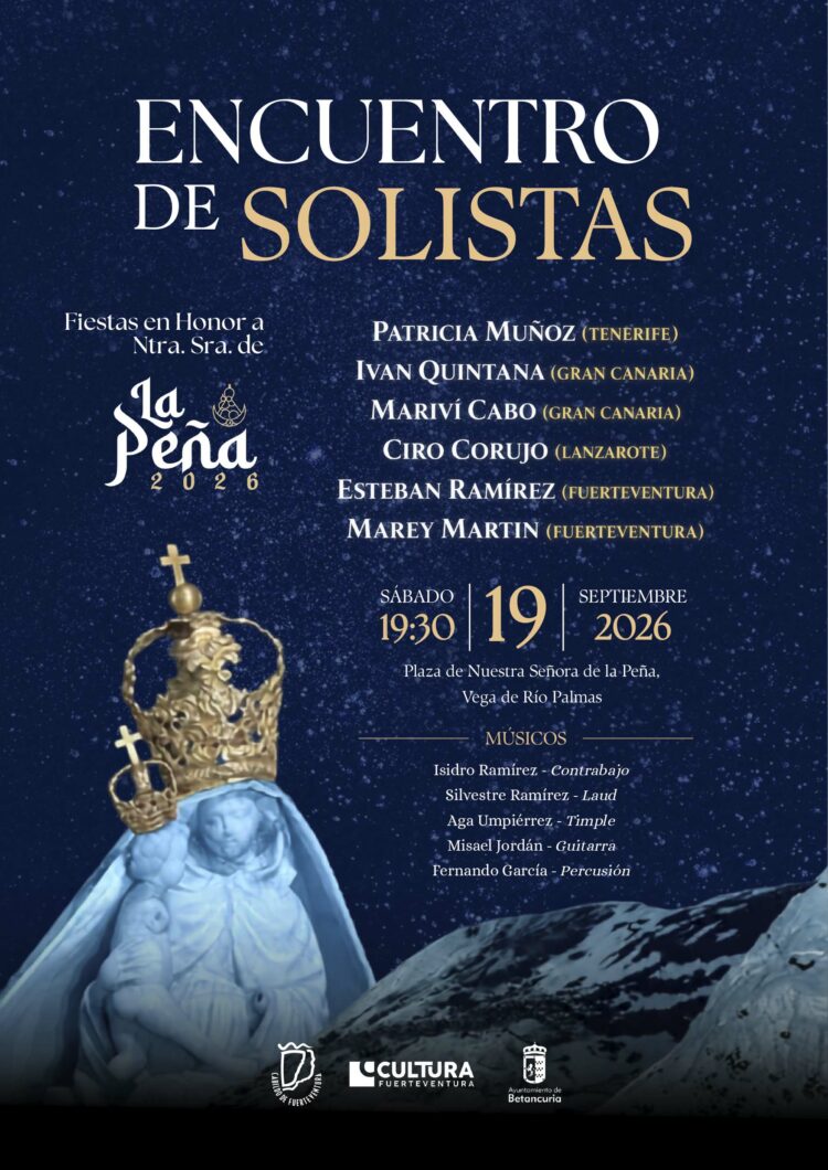 Las Fiestas de Nuestra Señora de La Peña acogen una nueva edición del Encuentro de Solistas