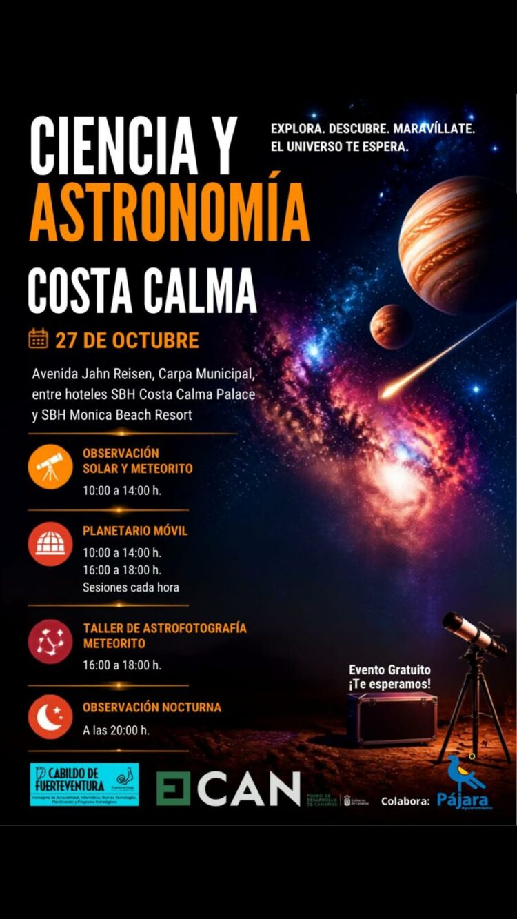 ´Ciencia y Astronomía´ llega a Costa Calma | Cabildo de Fuerteventura