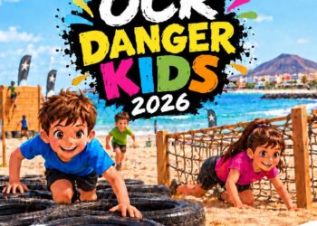 La playa de Caleta de Fuste acoge una divertida prueba de obstáculos infantil el domingo 11 de octubre