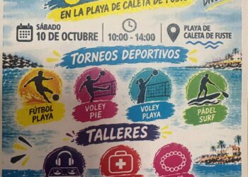 Llega una Marea Joven a la playa de Caleta de Fuste el 10 de octubre